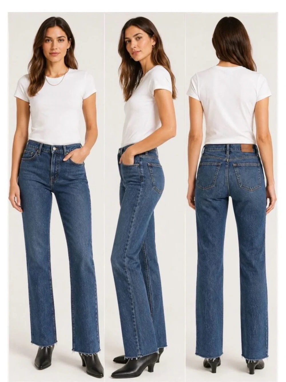 J. Crew Dark Blue Boot-Cut Jeans